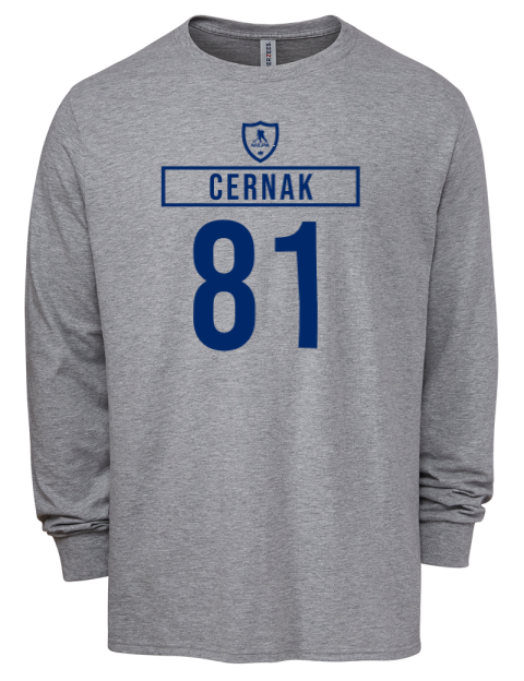 Home Jersey Erik Cernak Men's Premium Blend Long Sleeve-T-Shirt | Swagsta