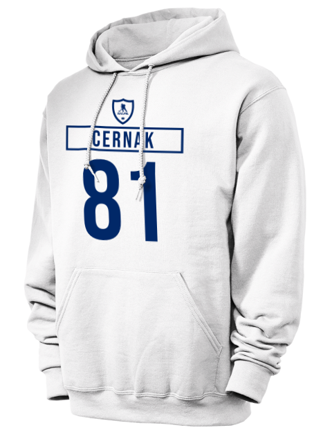 Home Jersey Erik Cernak Unisex Hooded Sweatshirt | Swagsta