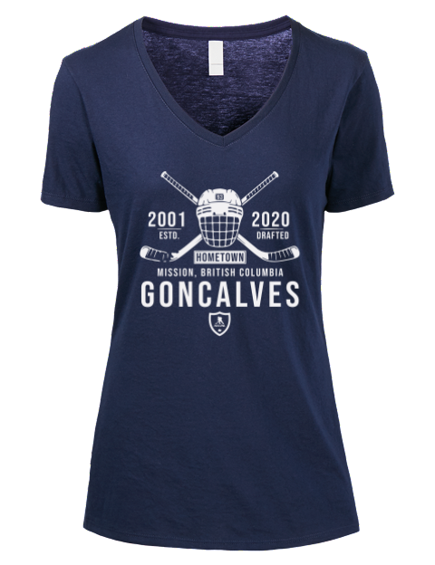 Heritage Gage Goncalves Premium Ladies V-Neck T-Shirt | Swagsta