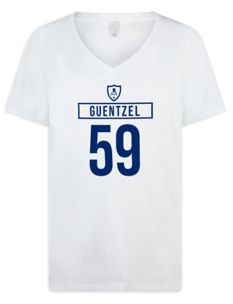 Home Jersey Jake Guentzel Premium Ladies V-Neck T-Shirt | Swagsta