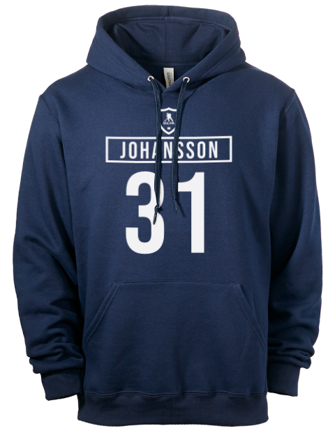 Away Jersey Jonas Johansson Eco Premium Unisex Hooded Sweatshirt | Swagsta