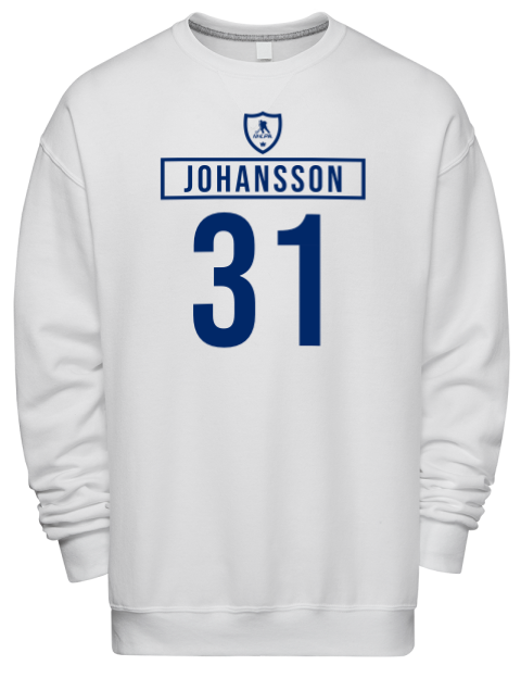Home Jersey Jonas Johansson Premium Unisex Crewneck Sweatshirt | Swagsta