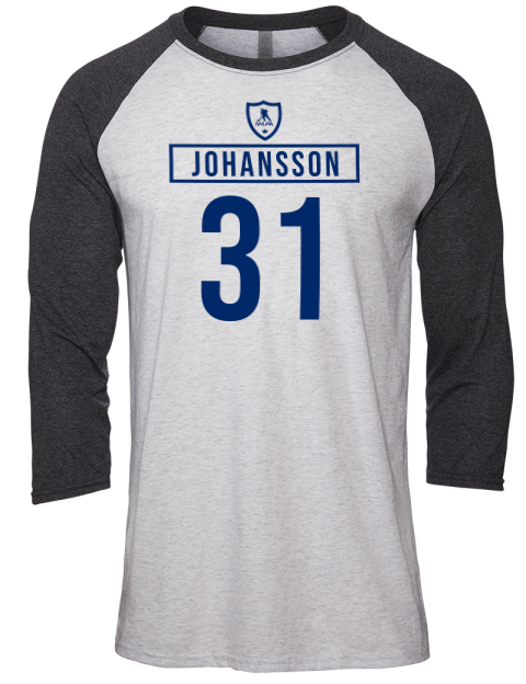 Home Jersey Jonas Johansson Unisex Premium Three-Quarter Raglan T-Shirt | Swagsta