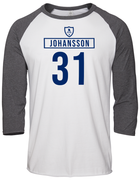 Home Jersey Jonas Johansson Unisex Premium Three-Quarter Raglan T-Shirt | Swagsta