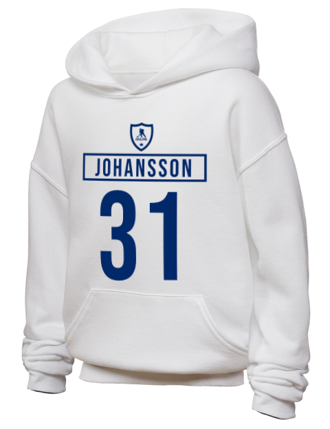 Home Jersey Jonas Johansson Youth Hooded Sweatshirt | Swagsta