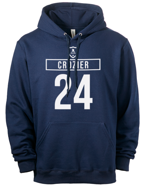 Away Jersey Max Crozier Eco Premium Unisex Hooded Sweatshirt | Swagsta