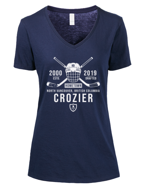 Heritage Max Crozier Premium Ladies V-Neck T-Shirt | Swagsta