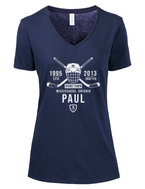 Heritage Nicholas Paul Premium Ladies V-Neck T-Shirt | Swagsta