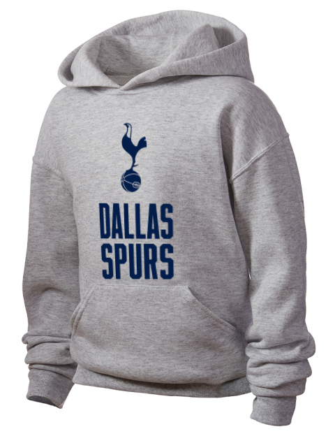Stacked Dallas Spurs Youth Hooded Sweatshirt | Swagsta