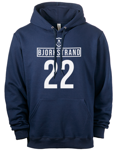 Away Jersey Oliver Bjorkstrand Eco Premium Unisex Hooded Sweatshirt | Swagsta