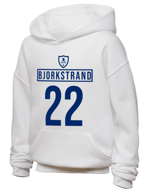 Home Jersey Oliver Bjorkstrand Youth Hooded Sweatshirt | Swagsta