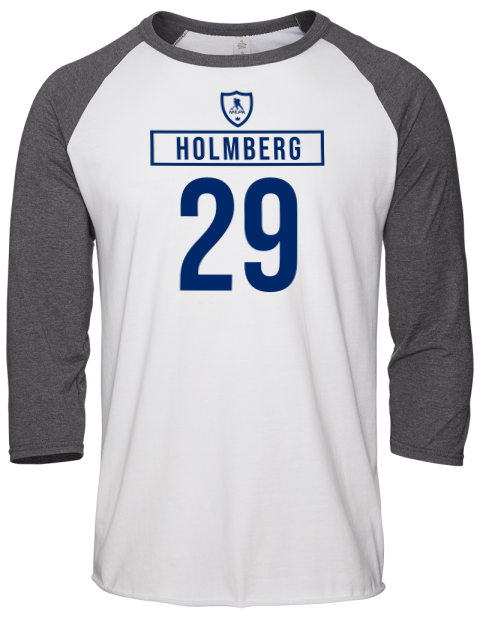 Home Jersey Pontus Holmberg Unisex Premium Three-Quarter Raglan T-Shirt | Swagsta