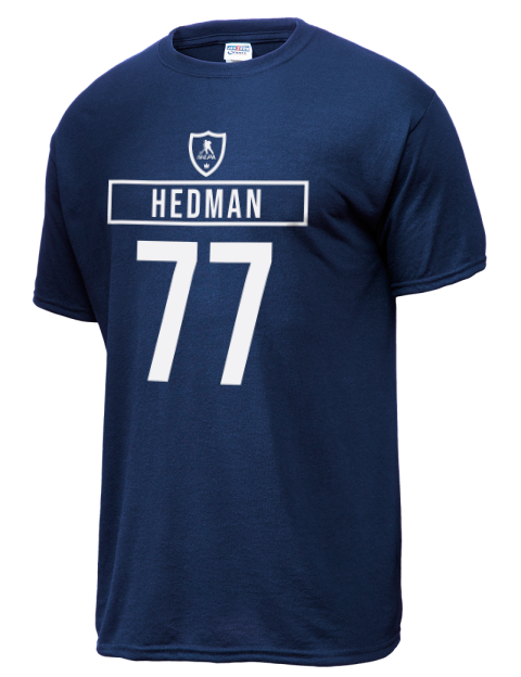 Away Jersey Victor Hedman Dri-Power Unisex T-Shirt | Swagsta