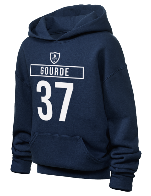 Away Jersey Yanni Gourde Youth Hooded Sweatshirt | Swagsta