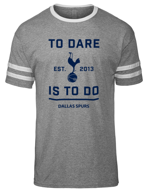 To Dare Dallas Spurs Men's Tri-Blend T-Shirt | Swagsta