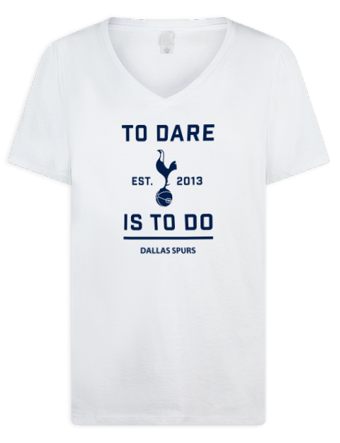 To Dare Dallas Spurs Premium Ladies V-Neck T-Shirt | Swagsta