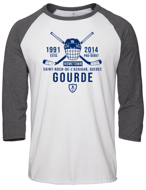 Classic Heritage Yanni Gourde Unisex Premium Three-Quarter Raglan T-Shirt | Swagsta