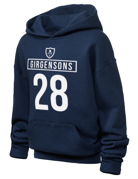Away Jersey Zemgus Girgensons Youth Hooded Sweatshirt | Swagsta