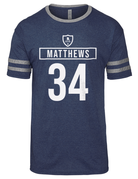 Away Jersey Auston Matthews Men's Tri-Blend T-Shirt | Swagsta