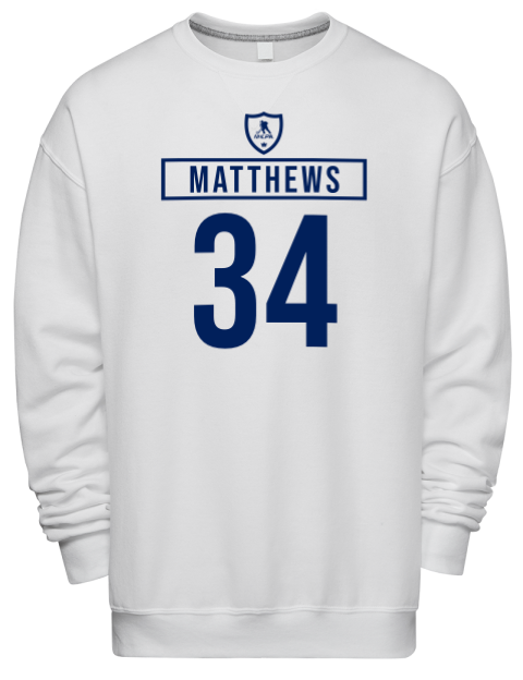 Home Jersey Auston Matthews Premium Unisex Crewneck Sweatshirt | Swagsta