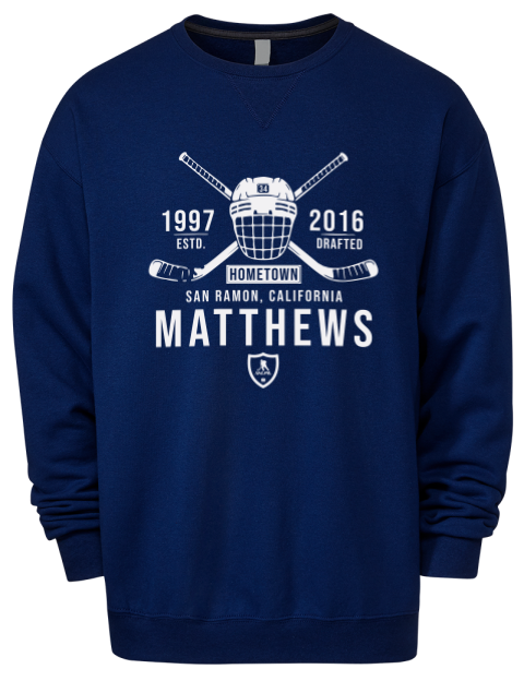 Heritage Auston Matthews Premium Unisex Crewneck Sweatshirt | Swagsta
