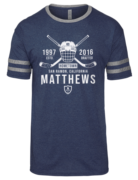 Heritage Auston Matthews Men's Tri-Blend T-Shirt | Swagsta
