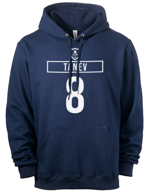 Away Jersey Christopher Tanev Eco Premium Unisex Hooded Sweatshirt | Swagsta