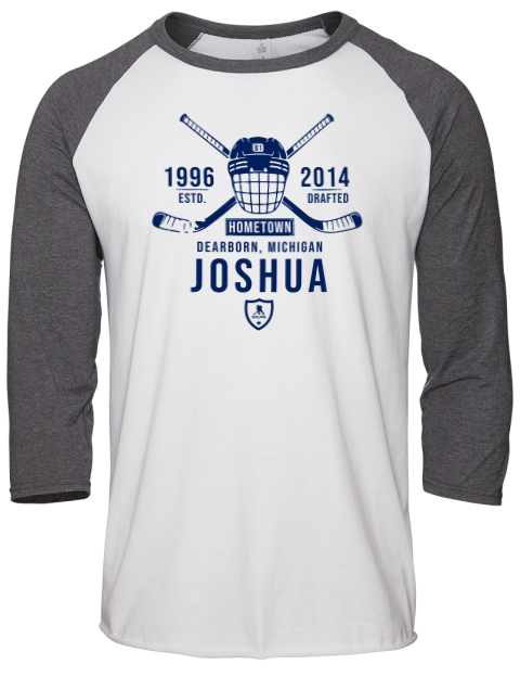 Classic Heritage Dakota Joshua Unisex Premium Three-Quarter Raglan T-Shirt | Swagsta