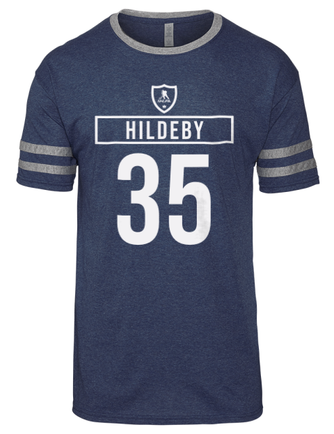 Away Jersey Dennis Hildeby Men's Tri-Blend T-Shirt | Swagsta