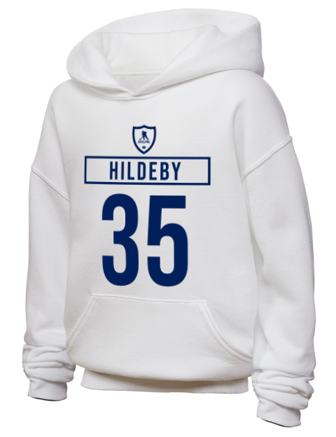 Home Jersey Dennis Hildeby Youth Hooded Sweatshirt | Swagsta
