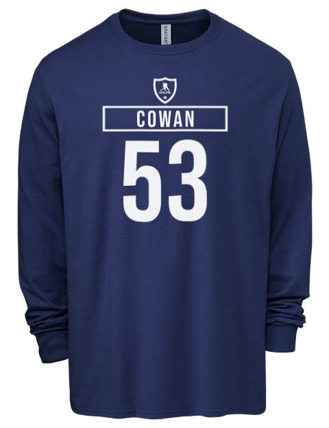 Away Jersey Easton Cowan Men's Premium Blend Long Sleeve-T-Shirt | Swagsta