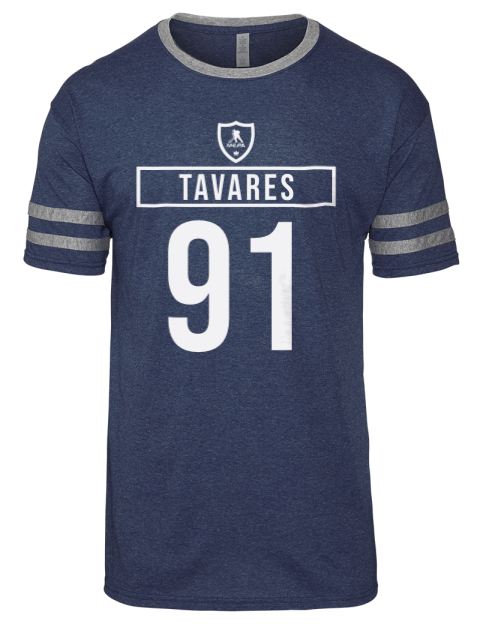 Away Jersey John Tavares Men's Tri-Blend T-Shirt | Swagsta