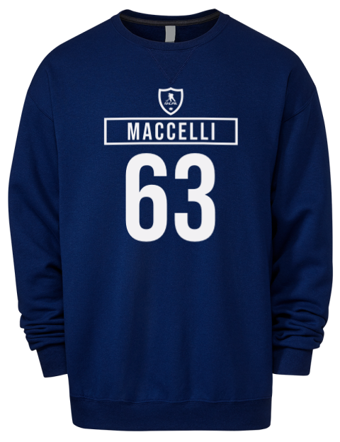 Away Jersey Matias Maccelli Premium Unisex Crewneck Sweatshirt | Swagsta