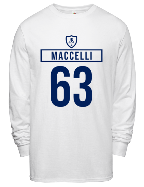 Home Jersey Matias Maccelli Men's Long-Sleeve T-Shirt | Swagsta