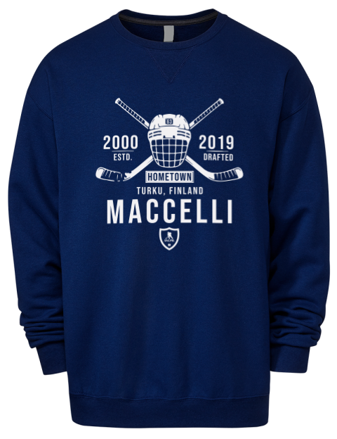 Heritage Matias Maccelli Premium Unisex Crewneck Sweatshirt | Swagsta