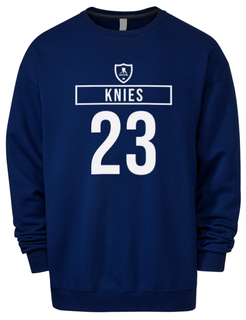 Away Jersey Matthew Knies Premium Unisex Crewneck Sweatshirt | Swagsta