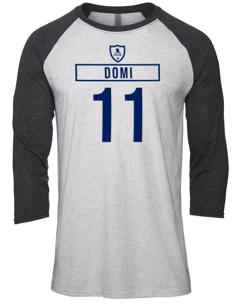 Home Jersey Max Domi Unisex Premium Three-Quarter Raglan T-Shirt | Swagsta