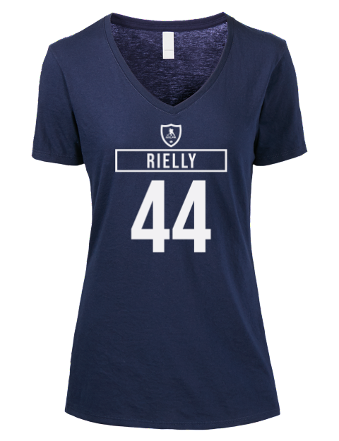 Away Jersey Morgan Rielly Premium Ladies V-Neck T-Shirt | Swagsta