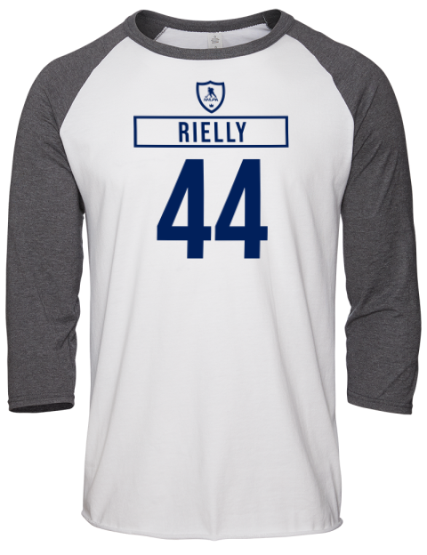 Home Jersey Morgan Rielly Unisex Premium Three-Quarter Raglan T-Shirt | Swagsta