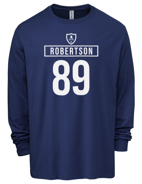 Away Jersey Nicholas Robertson Men's Premium Blend Long Sleeve-T-Shirt | Swagsta