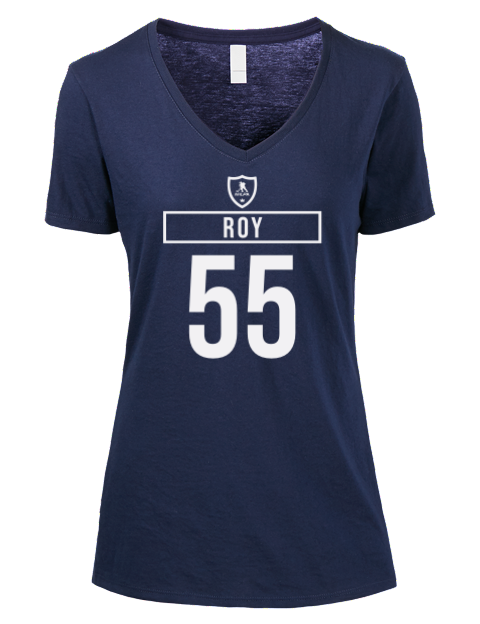 Away Jersey Nicolas Roy Premium Ladies V-Neck T-Shirt | Swagsta