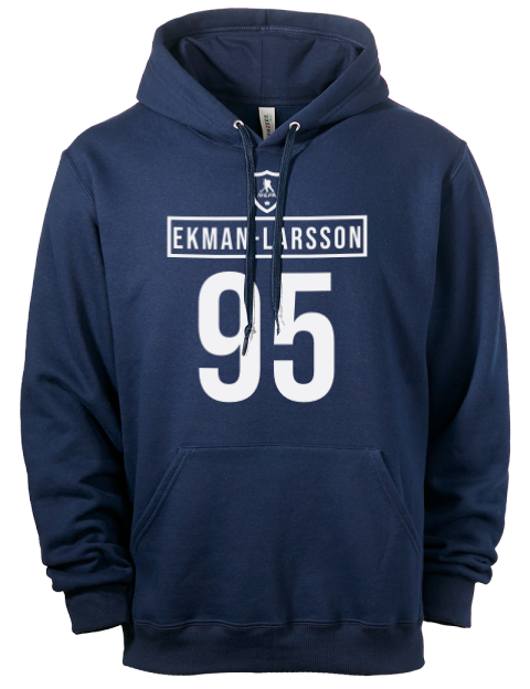Away Jersey Oliver Ekman Larsson Eco Premium Unisex Hooded Sweatshirt | Swagsta