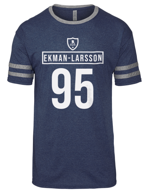 Away Jersey Oliver Ekman Larsson Men's Tri-Blend T-Shirt | Swagsta