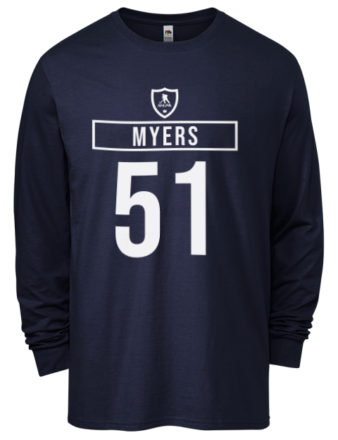 Away Jersey Philippe Myers Men's Long-Sleeve T-Shirt | Swagsta