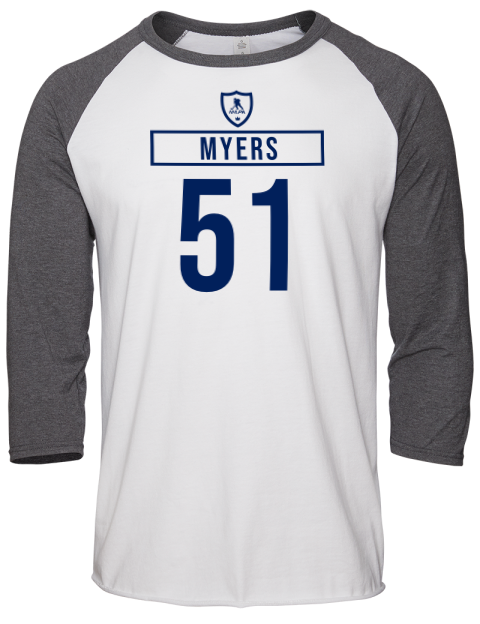 Home Jersey Philippe Myers Unisex Premium Three-Quarter Raglan T-Shirt | Swagsta