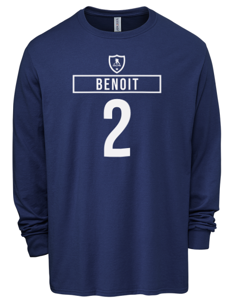 Away Jersey Simon Benoit Men's Premium Blend Long Sleeve-T-Shirt | Swagsta