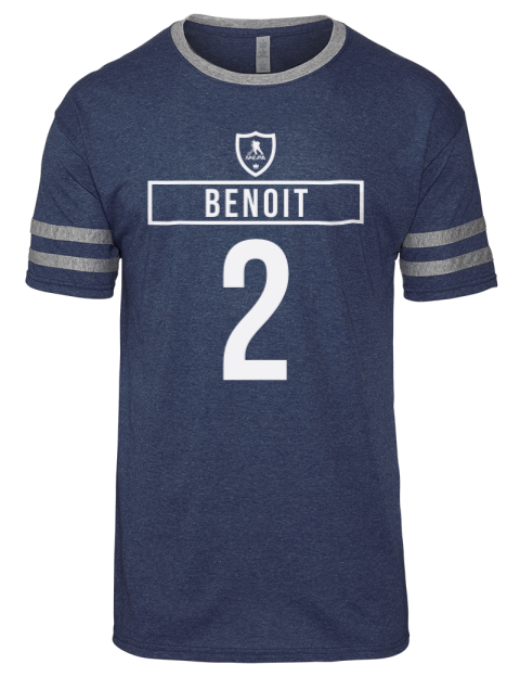 Away Jersey Simon Benoit Men's Tri-Blend T-Shirt | Swagsta
