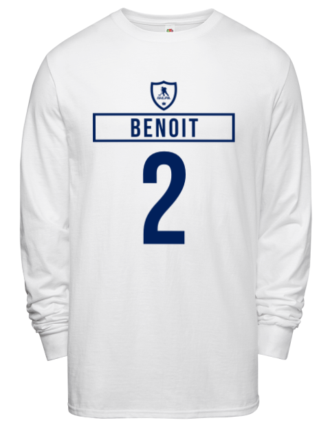 Home Jersey Simon Benoit Men's Long-Sleeve T-Shirt | Swagsta