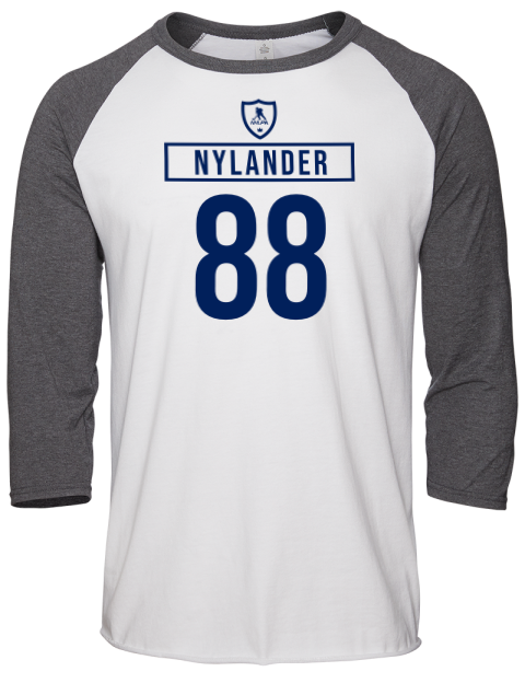 Home Jersey William Nylander Unisex Premium Three-Quarter Raglan T-Shirt | Swagsta