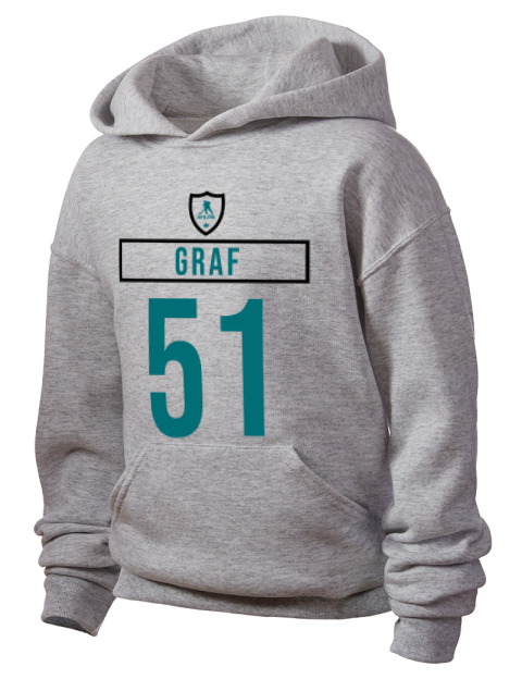 Home Jersey Collin Graf Youth Hooded Sweatshirt | Swagsta